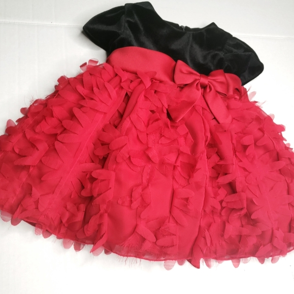 Couture Princess 2 Pc Red and Black Dress Size 12M - Picture 10 of 14